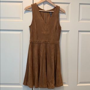 Suede dress